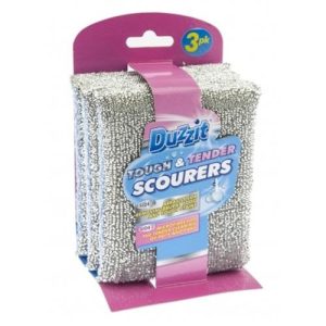 Duzzit Tough & Tender Scouring Pads 3-Pk