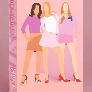 Bored Sheep Mean Girls Inspired: the Plastics Jigsaw Puzzle 500 Pcs Colour: Pink