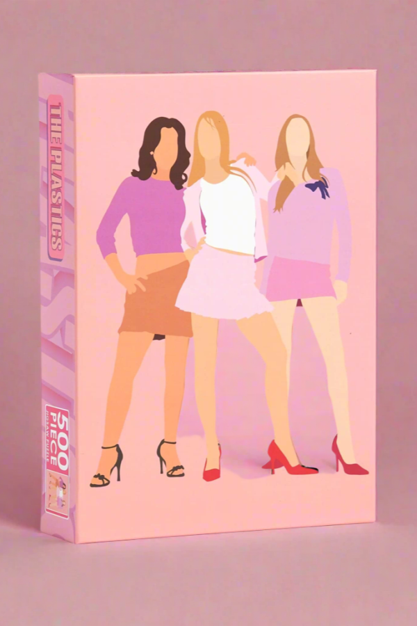 Bored Sheep Mean Girls Inspired: the Plastics Jigsaw Puzzle 500 Pcs Colour: Pink