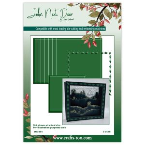 John Next Door Layering Die Set 6 inch Diorama Frame | Set of 3