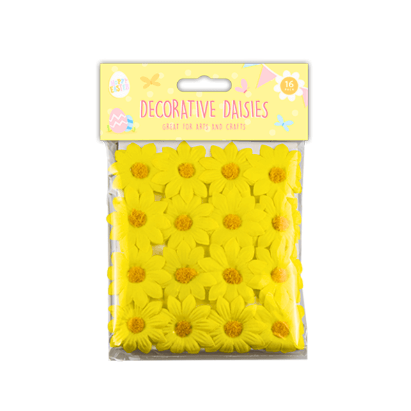 Wholesale Easter Decorative Daisies 16pk - (Case of 24)