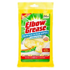 Elbow Grease Antibacterial Surface Scrub Wipes 24 pack