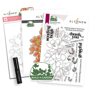 Altenew Stamp, Stencil and Outline Die Set Build-A-Garden: Alluring Orchids