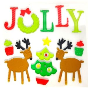 Gel Christmas Window Stickers