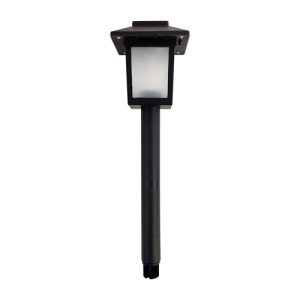 Black Tudor Solar Stake Light 28cm