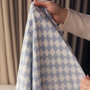 Organic Baby Muslin Swaddle - Waves