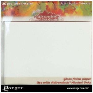Ranger Alcohol Ink 4.25in x 5.5in Cardstock by Tim Holtz | Pack of 20