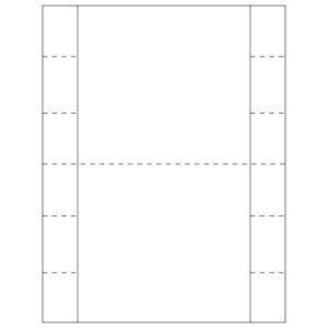 Hunkydory A5 Fancy Shaped Card Blanks Centre Stepper | Pack of 5