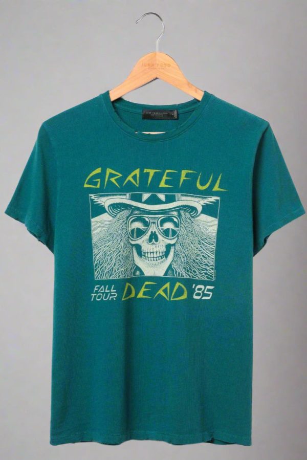 Junk Food Grateful Dead Oakland 1985 Tee Size: S Colour: Green