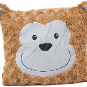 Kids Fluffy Animal Cushion 33cm