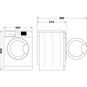 Hotpoint NDB8635GKUK