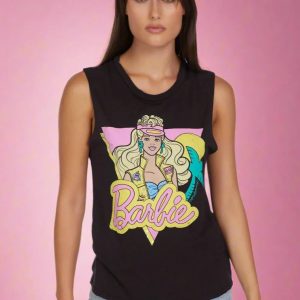 Lauren Moshi Barbie 1987 Kel Tank Top Size: S Colour: Black