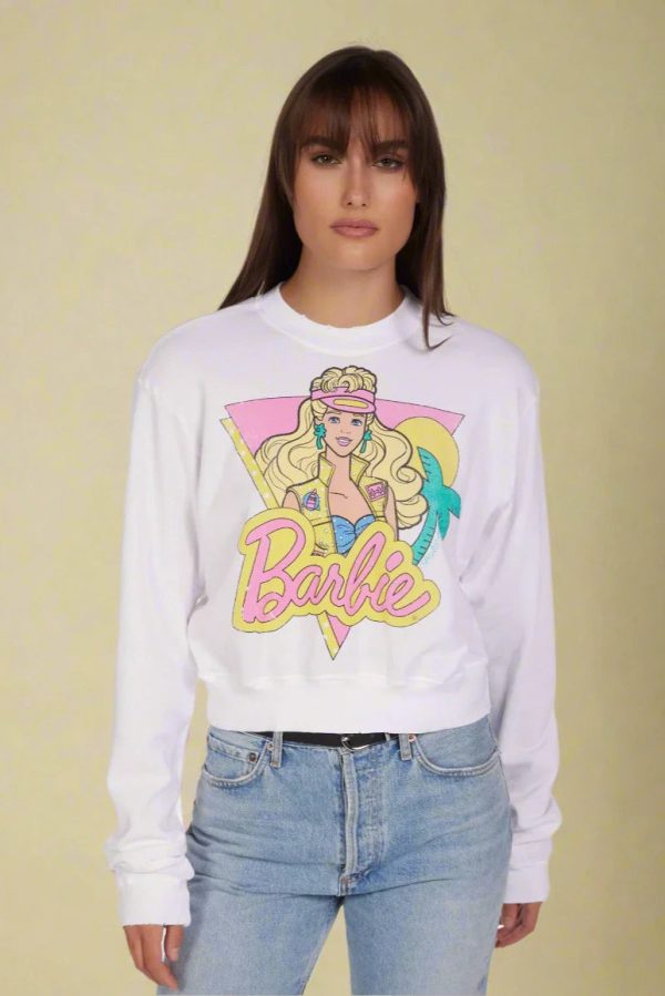 Lauren Moshi Spalding 1987 Barbie Sweatshirt Size: XS Colour: White