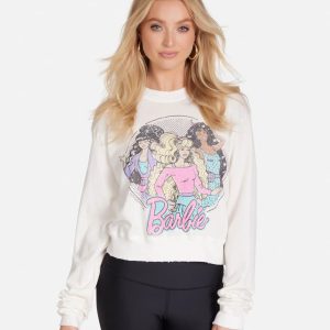 Lauren Moshi Spalding Barbie Sweatshirt Size: L Colour: White