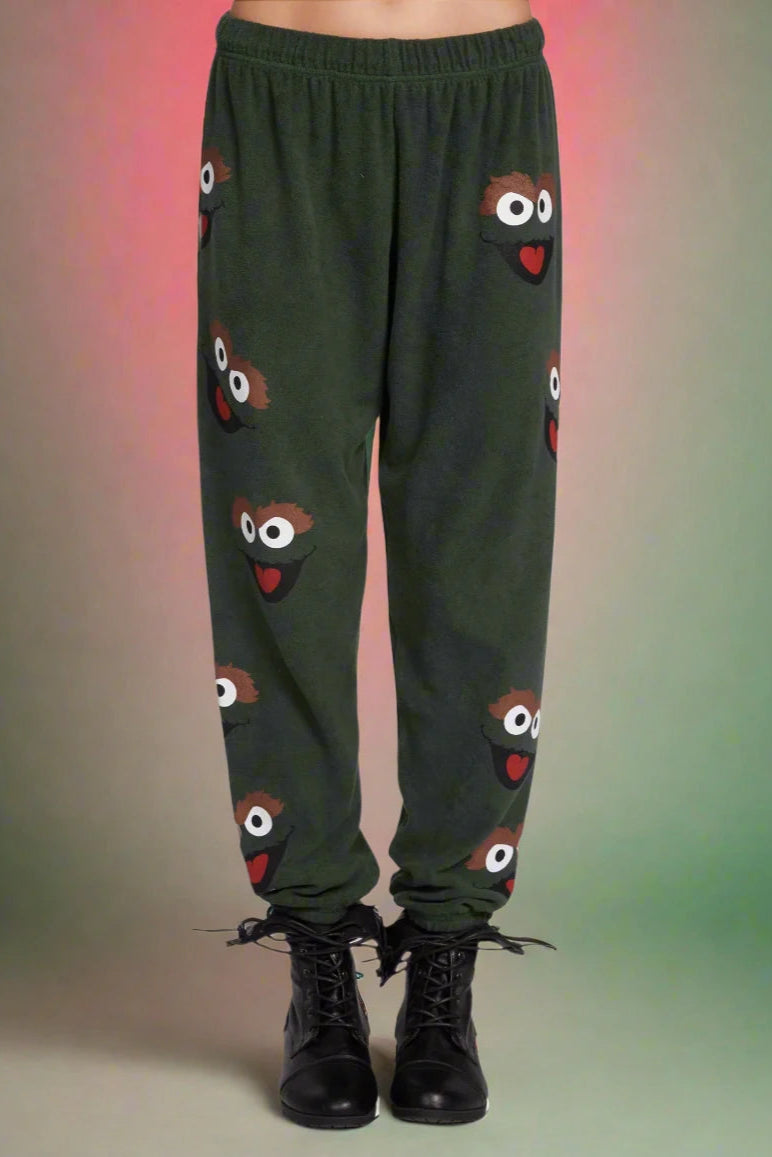 Lauren Moshi Tanzy Oscar The Grouch Joggers Size: XS Colour: Green