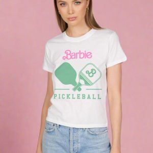 Lauren Moshi Ursula Barbie Pickleball Tee Size: XL Colour: White