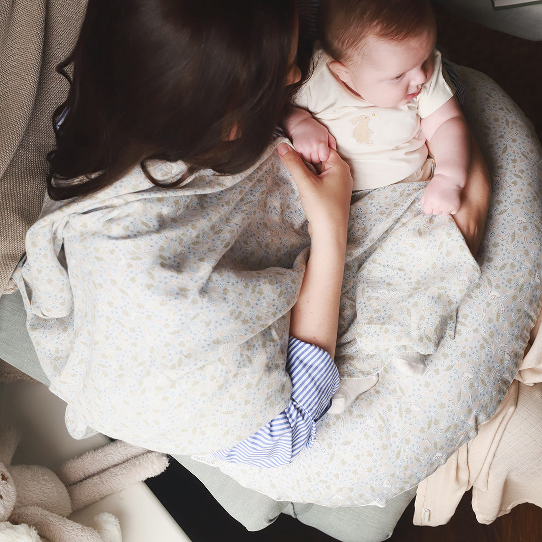 Organic Baby Muslin Swaddle - Nature Trail