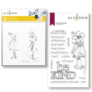 Altenew Always Be Kind Stamp & Stencil Bundle