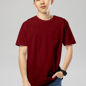 Pitod Pitod T-Shirt | Colour: Burgundy | Size: XXS | T-Shirts | Unisex Genderless Sustainable