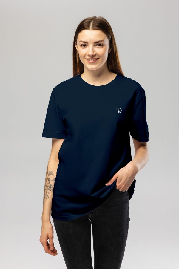 Pitod Chest Logo T-Shirt | Colour: Navy | Size: S | T-Shirts | Unisex Genderless Sustainable