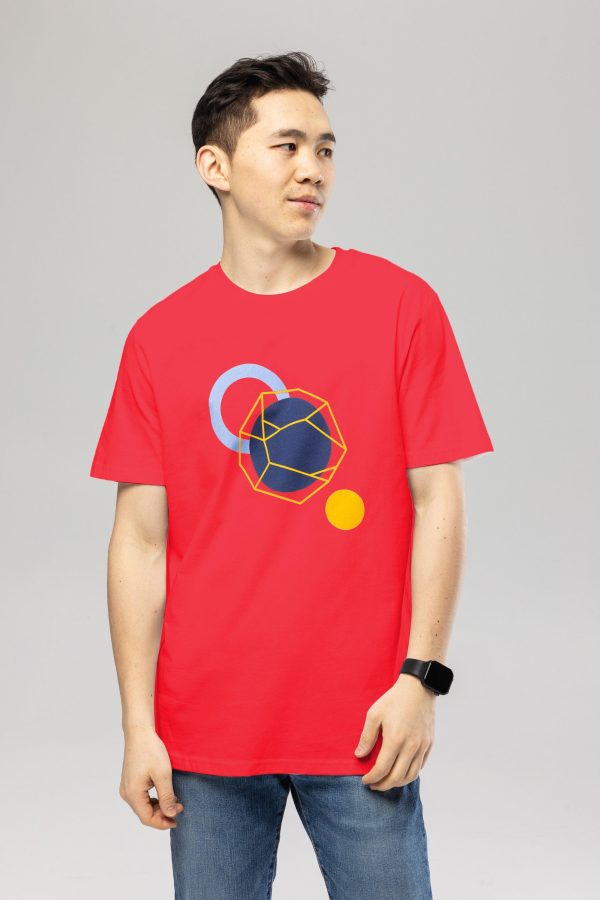 Pitod Earth T-Shirt | Colour: Red | Size: L | T-Shirts | Unisex Genderless Sustainable