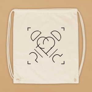 Pitod Pitod Signature Drawstring Bag | Colour: Natural | Size: One Size | Bag | Unisex Genderless Sustainable