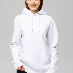 Pitod Pitod Sleeve Hoodie | Colour: White | Size: M | Hoodie | Unisex Genderless Sustainable