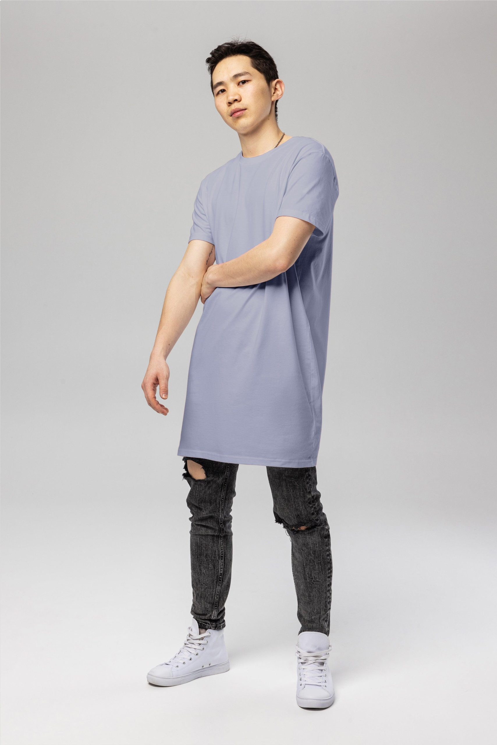 Pitod Pitod T-Shirt Dress | Colour: Lavender | Size: M | Dresses | Unisex Genderless Sustainable