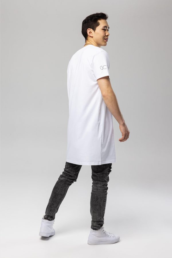 Pitod Logo T-Shirt Dress | Colour: White | Size: M | Dress | Unisex Genderless Sustainable