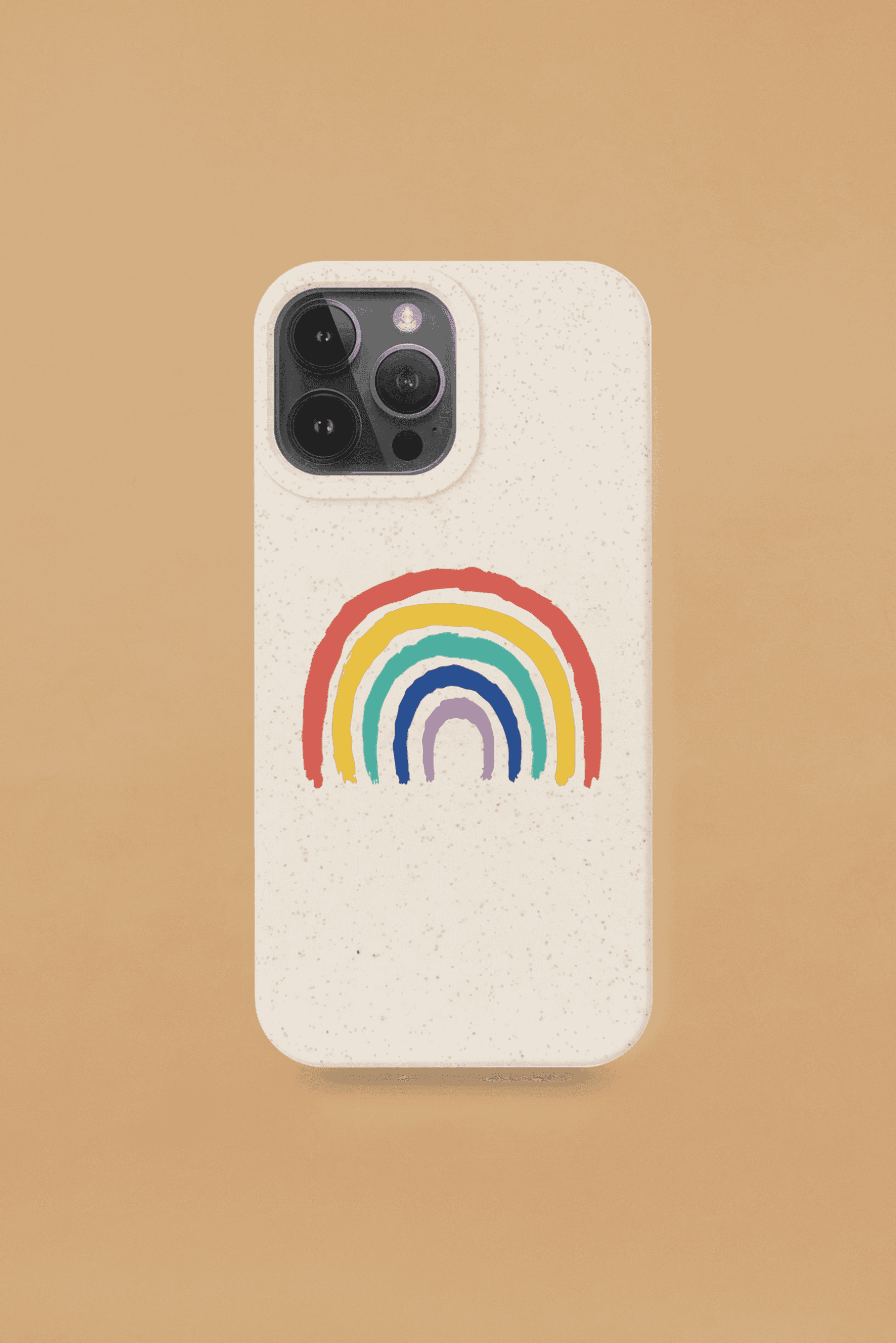 Pitod Rainbow Phone Case | Colour: Natural | Size: iPhone 12 | Phone case | Unisex Genderless Sustainable