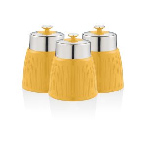 Swan Retro Set of 3 Cannisters