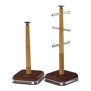 Nordic Towel Pole and Mug Tree Set
