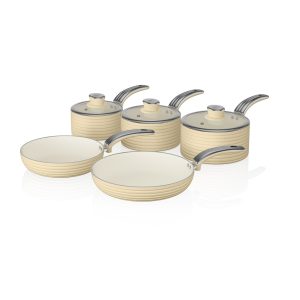 Swan Retro 5 Piece Pan Set