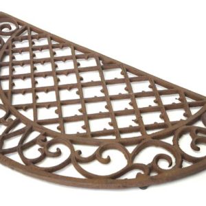 Semi-Circle Scroll Door Mat