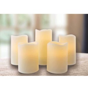 Set of 5 LED Flameless Candles