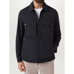 Belstaff Mens Black Tourer Overshirt