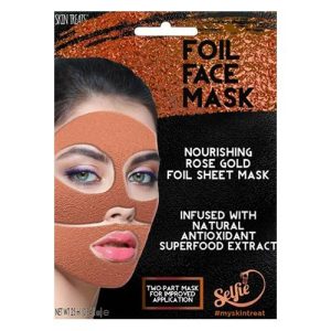 Skin Treats Rose Gold Foil Sheet Face Mask 25ml