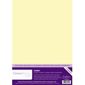 Crafter's Companion Centura Pearl Printable A4 Card Ivory | 10 Sheets