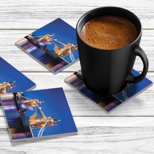 4 x Acrylic Coaster in Tower Bridge