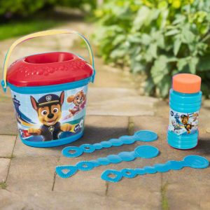Paw Patrol Bubble Bundle Includes Bubble Gun, Bubble Wands & Solution