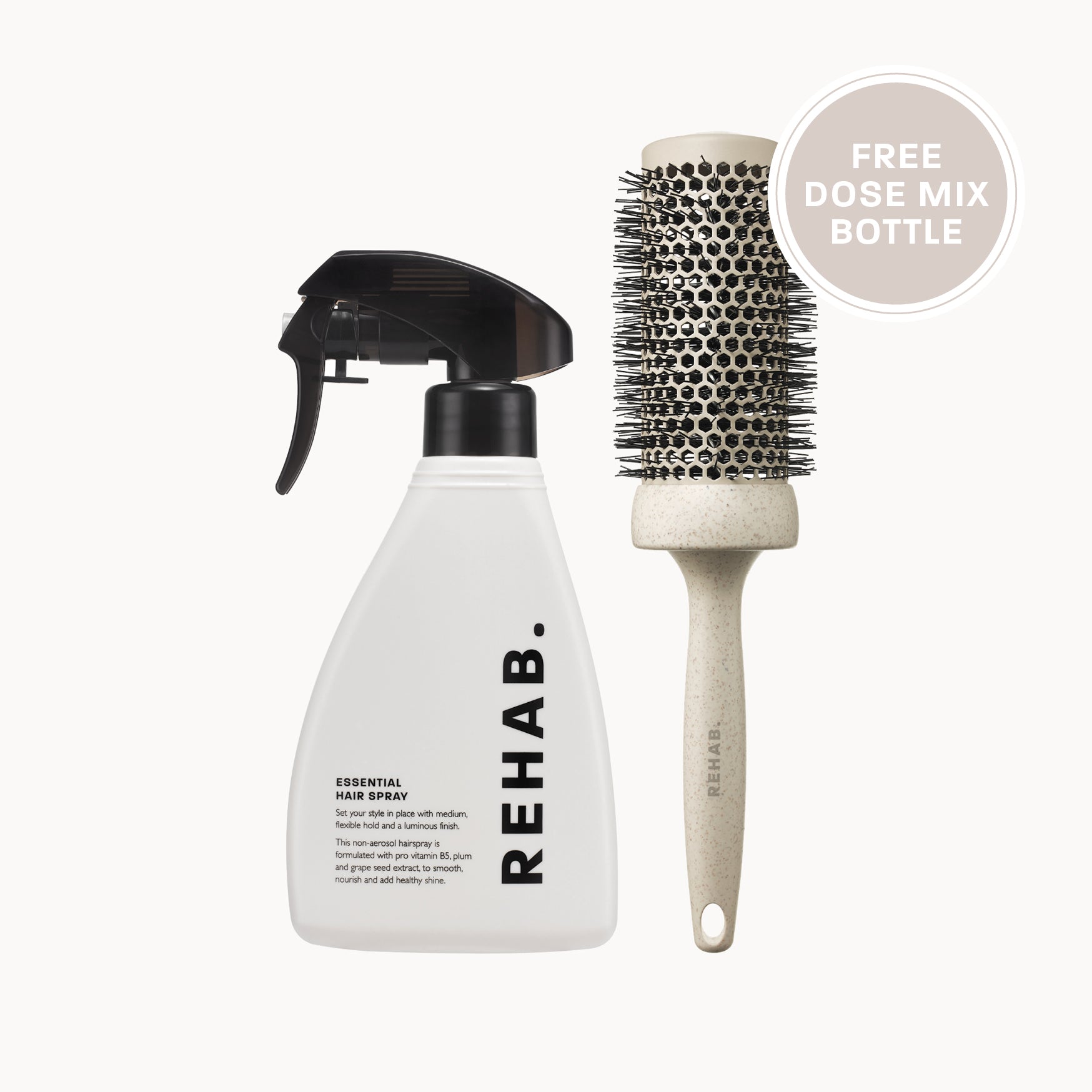 REHAB. Hair Spray & Blow Dry Brush