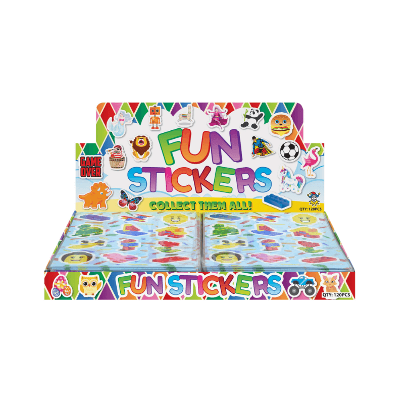Wholesale Fun Building Blocks Stickers - (CDU of 120)