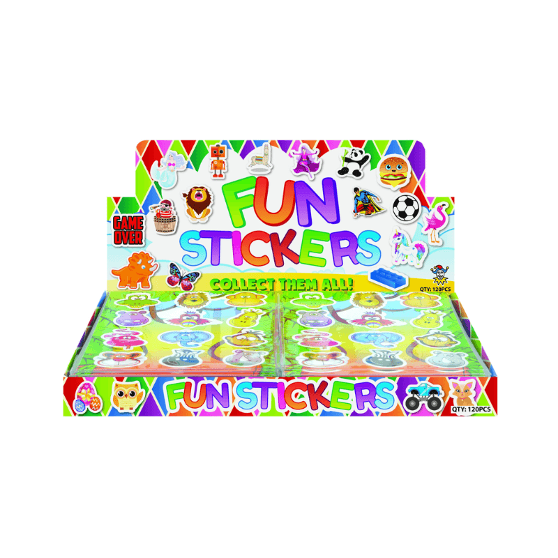 Wholesale Fun Jungle Stickers - (CDU of 120)