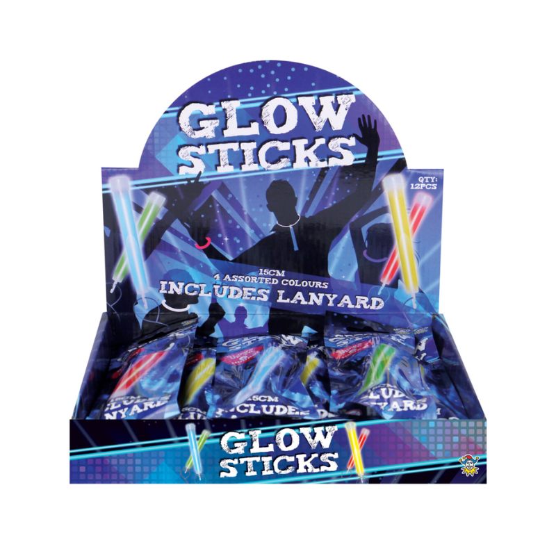 Wholesale Large Festival Glowstick With Lanyard - (CDU of 12)