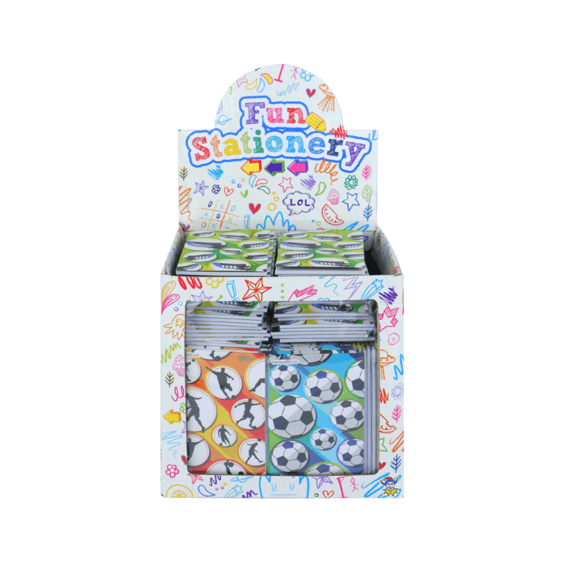 Wholesale Mini NoteBook Football Theme - (CDU of 168)