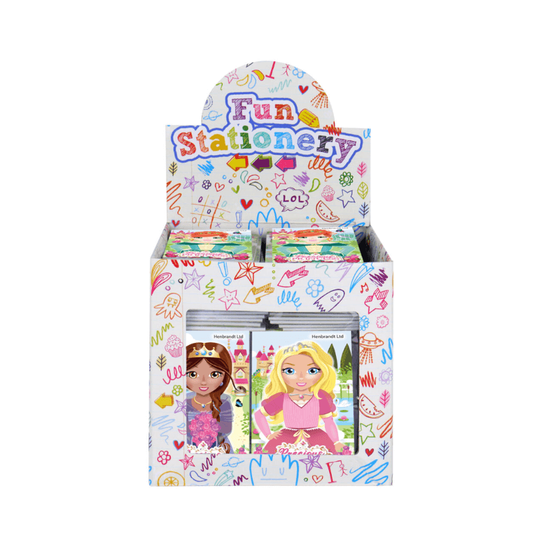 Wholesale Mini Notebook Princess Theme - (CDU of 168)