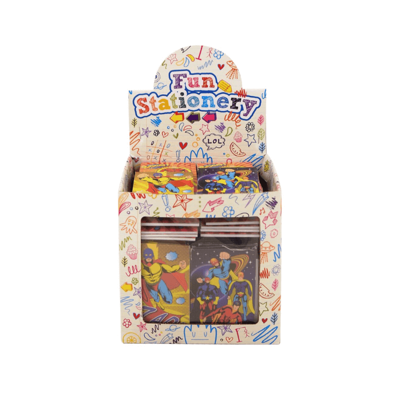 Wholesale Mini Superhero Notebook - (CDU of 168)