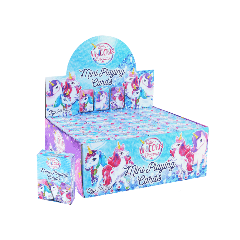 Wholesale Mini Unicorn Playing Cards - (CDU of 24)