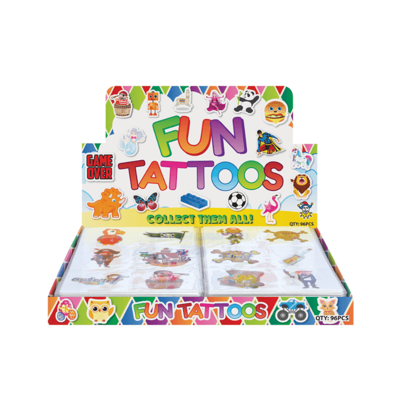 Wholesale Pirates Temporary Tattoos - (CDU of 96)