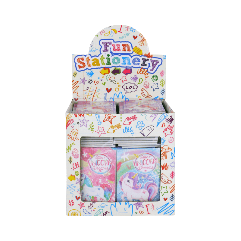 Wholesale Mini Notebook Unicorns Theme - (CDU of 168)